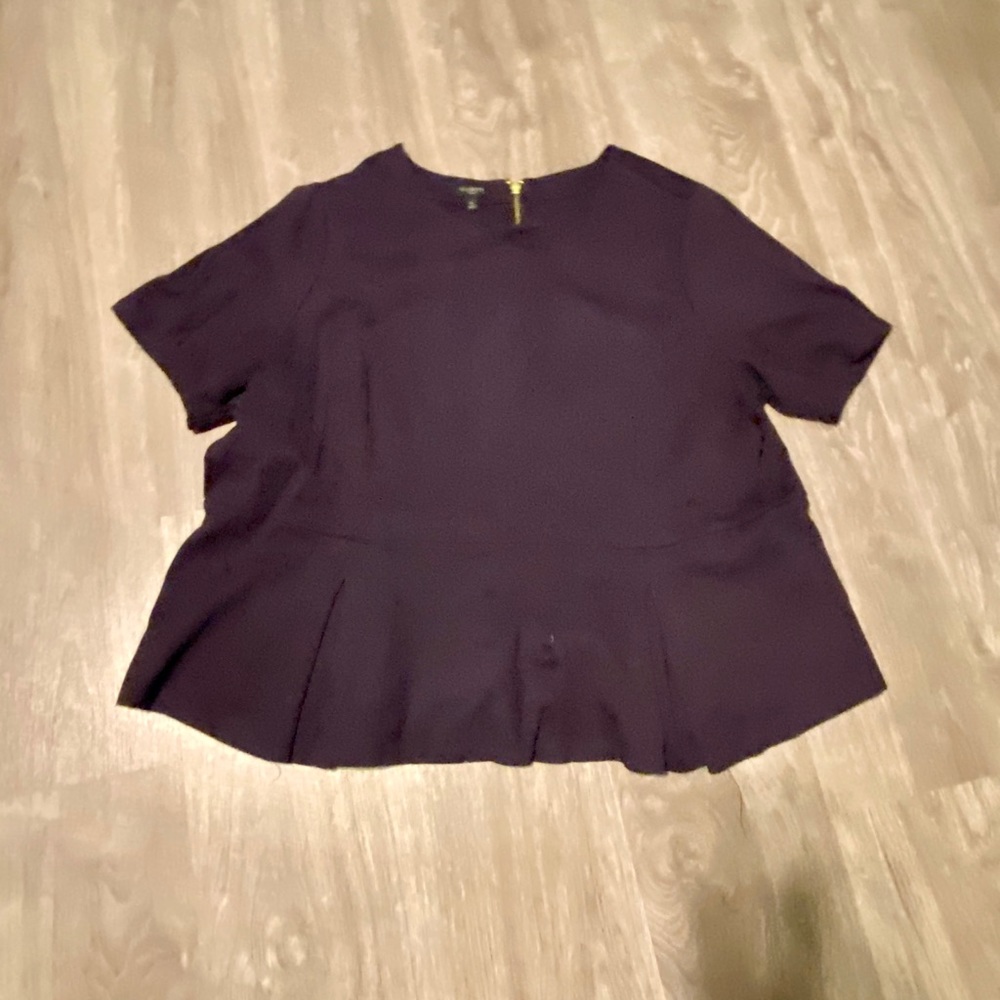 Talbots peplum top